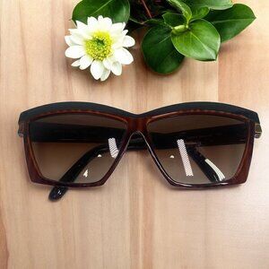 Harve Benard Sunglasses 401 Brown Frames Brown Gradient Lenses Made in Italy